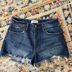 Abercrombie & Fitch Cutoff Jean Shorts